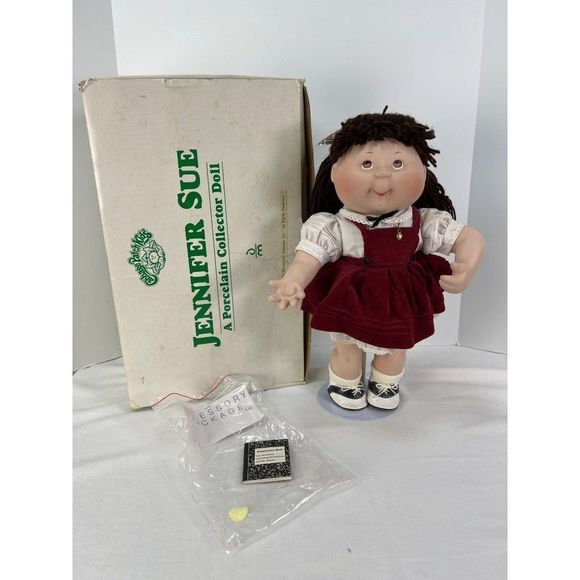 Danburry Mint Other - Danbury Mint Porcelain 16" Cabbage Patch Kid Doll Jennifer Sue" 1995